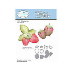 Elizabeth Craft Designs Strawberries Cutting Die - Lilly Grace Crafts