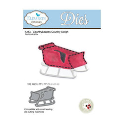 Elizabeth Craft Designs CountryScapes Country Sleigh Dies - Lilly Grace Crafts