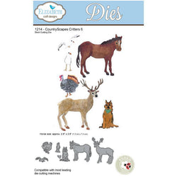 Elizabeth Craft Designs CountryScapes Critters 6 Dies - Lilly Grace Crafts
