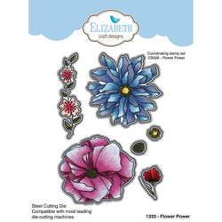 Elizabeth Craft Designs Flower Power Die - Lilly Grace Crafts