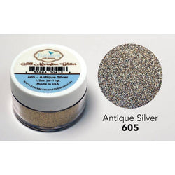 Elizabeth Craft Designs Microfine Glitter Antique Silver - Lilly Grace Crafts