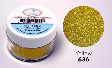 Elizabeth Craft Designs Microfine Glitter Yellow - Lilly Grace Crafts