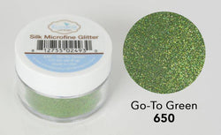 Elizabeth Craft Designs Go to Green Silk Microfine Glitter - Lilly Grace Crafts