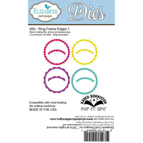 Elizabeth Craft Designs Ring Frame Edges Die - Lilly Grace Crafts