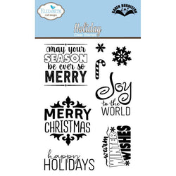 Elizabeth Craft Designs Holiday Clear Stamps - Lilly Grace Crafts
