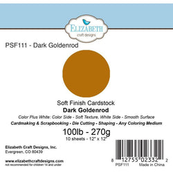 Elizabeth Craft Designs Soft Finish Cardstock Dark Goldenrod - Lilly Grace Crafts
