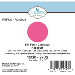 Elizabeth Craft Designs Soft Finish Cardstock Rosebud - Lilly Grace Crafts