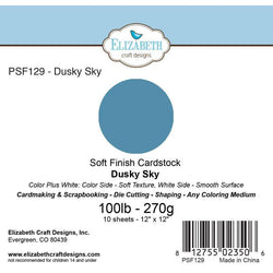 Elizabeth Craft Designs Soft Finish Cardstock Dusky Sky - Lilly Grace Crafts