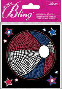 Bling Patriotic Ball - Lilly Grace Crafts