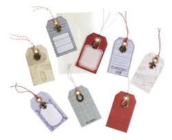 Craft Tag With Metal Embellishment - Lilly Grace Crafts