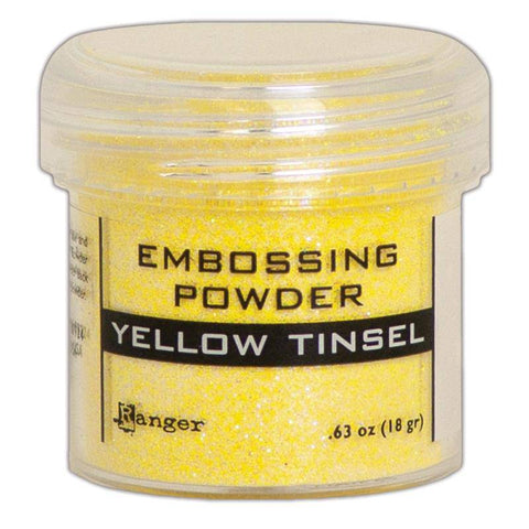 Ranger Industries Yellow Tinsel - Embossing Powder 1oz - Lilly Grace Crafts