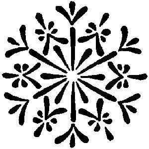 Personal Impressions Snowflake 1 Wood Mounted Stamp - Lilly Grace Crafts