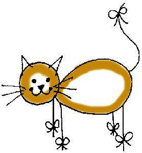 Lindsay Mason Designs LM Stick Leg Cat - Lilly Grace Crafts