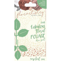 Florartistry Florartistry Foliage Die - Rose Leaf (3 pieces) - Lilly Grace Crafts