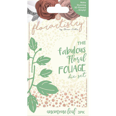 Florartistry Florartistry Foliage Die - Anemone Leaf (3 pieces) - Lilly Grace Crafts