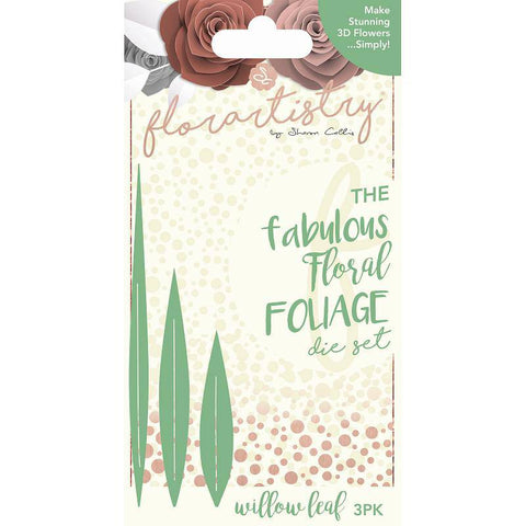 Florartistry Florartistry Foliage Die - Willow Leaf (3 pieces) - Lilly Grace Crafts