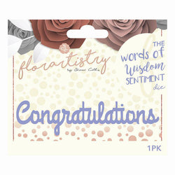 Florartistry Florartistry Word Die - Congratulations - Lilly Grace Crafts