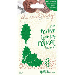 Florartistry Florartistry Winter Foliage Sets - Holly Trio - Lilly Grace Crafts