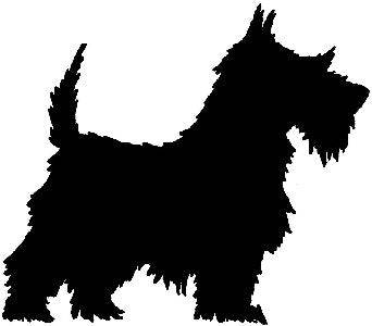 Lindsay Mason Designs LM Scottie Silhouette - Lilly Grace Crafts