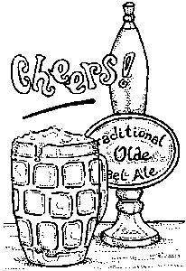 Personal Impressions Beer Cheers Wood Mounted Stamp - Lilly Grace Crafts