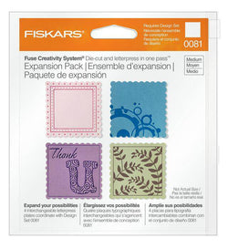 Fiskars Exp Pack Scalloped Square (4) - Lilly Grace Crafts