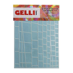 Gelli Arts Ladder Stencil - For use with 5x7 plate - Lilly Grace Crafts