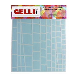 Gelli Arts Ladder Stencil - For use with 8x10 plate - Lilly Grace Crafts