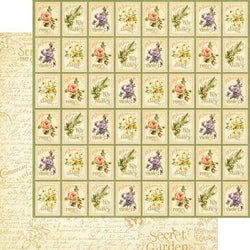 Graphic45 Seed Fairy 25 sheets 12x12 inch - Lilly Grace Crafts