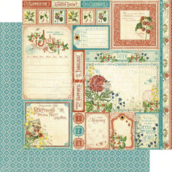 Graphic45 July Cut Aparts. Sold in packs of 10. - Lilly Grace Crafts