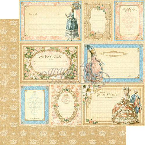 Graphic45 Tres Chic 12x12in paper - Lilly Grace Crafts