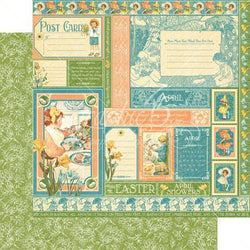 Graphic45 Childrens Hour April Collective Packs of 10 Sheets - Lilly Grace Crafts