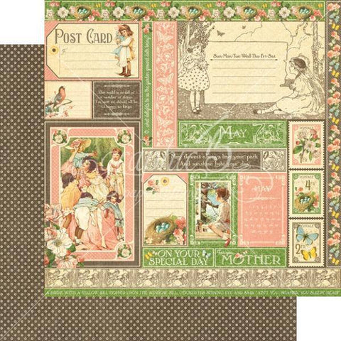 Graphic45 Childrens Hour May Collective Packs of 10 Sheets - Lilly Grace Crafts