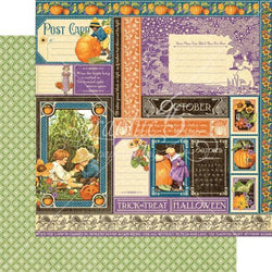 Graphic45 Childrens Hour October Collective Packs of 10 Sheets - Lilly Grace Crafts