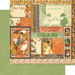 Graphic45 Childrens Hour November Collective Packs of 10 Sheets - Lilly Grace Crafts