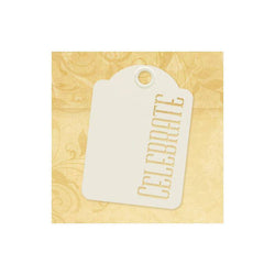 Graphic45 Celebrate-ATC Ivory Tags - Lilly Grace Crafts