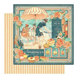 Graphic45 Cafe Parisian - Cafe Parisian Packs of 10 Sheets - Lilly Grace Crafts