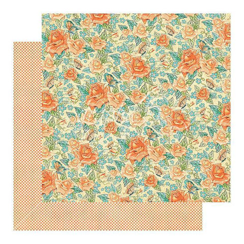 Graphic45 Cafe Parisian - Floral Souffle Packs of 10 Sheets - Lilly Grace Crafts