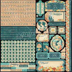 Graphic45 Cafe Parisian - Cafe Parisian Stickers - Lilly Grace Crafts