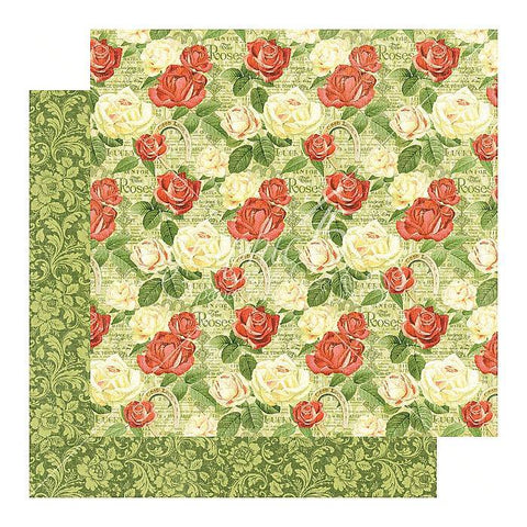 Graphic45 Off to the Races - Run for the Roses Packs of 10 Sheets - Lilly Grace Crafts
