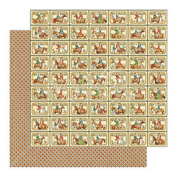 Graphic45 Off to the Races - Kentucky Derby Packs of 10 Sheets - Lilly Grace Crafts