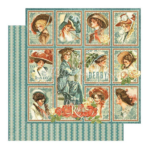 Graphic45 Off to the Races - My Fair Lady Packs of 10 Sheets - Lilly Grace Crafts