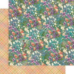 Graphic45 Moonlit Blooms - 12 x12 Paper - Packs of 10 Sheets - Lilly Grace Crafts