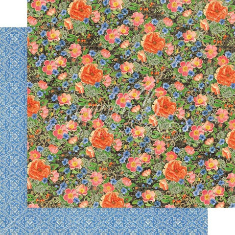 Graphic45 Full Bloom - 12 x12 Paper - Packs of 10 Sheets - Lilly Grace Crafts