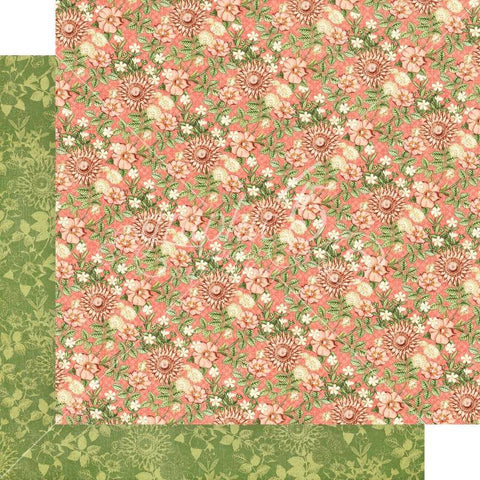 Graphic45 Fields of Flowers 12x12 Paper - Lilly Grace Crafts