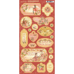 Graphic45 Princess Chipboard - Lilly Grace Crafts