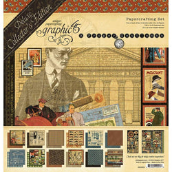 Graphic45 A Proper Gentleman Paper Crafting Set - Lilly Grace Crafts