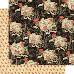 Graphic45 Melodic Missives 12x12 Paper - Lilly Grace Crafts
