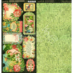 Graphic45 Lost in Paradise Tags and Pockets - Lilly Grace Crafts