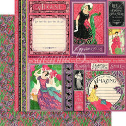 Graphic45 August 12x12 Paper - Lilly Grace Crafts