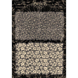 Graphic45 G45 Floral Background Stamps - Lilly Grace Crafts